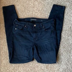 Liverpool skinny dark blue jeans.  Size 10/30
